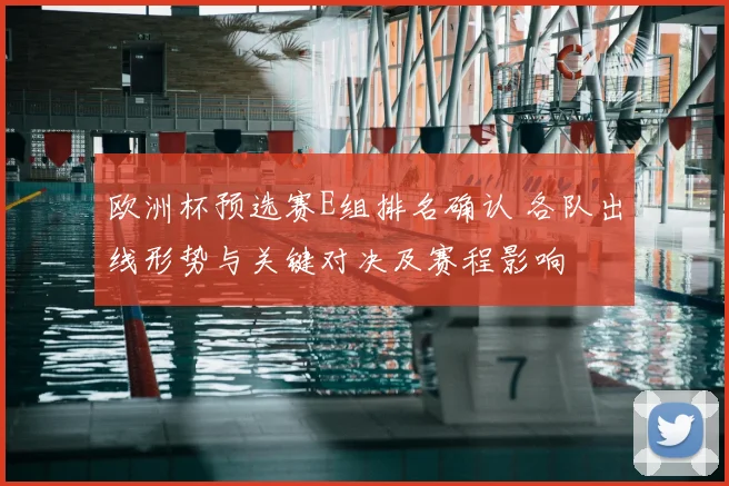 欧洲杯预选赛E组排名确认 各队出线形势与关键对决及赛程影响