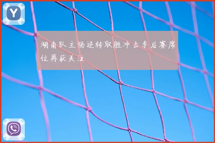 湖南队主场逆转取胜冲击季后赛席位再获关注
