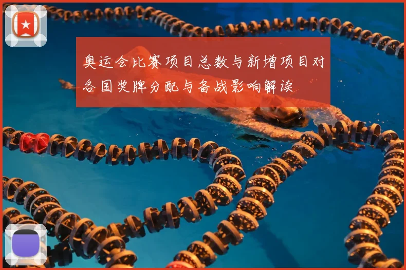 奥运会比赛项目总数与新增项目对各国奖牌分配与备战影响解读
